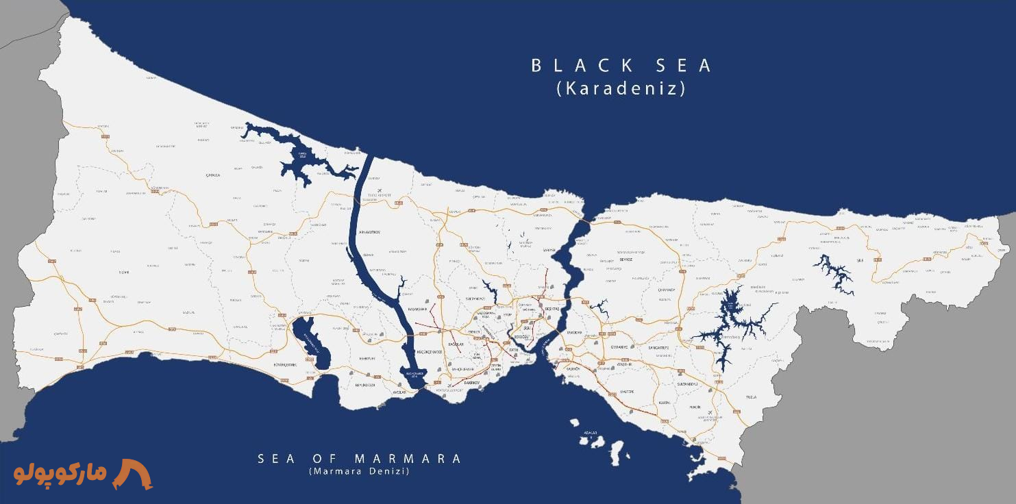 نقشه ذهنی استانبول